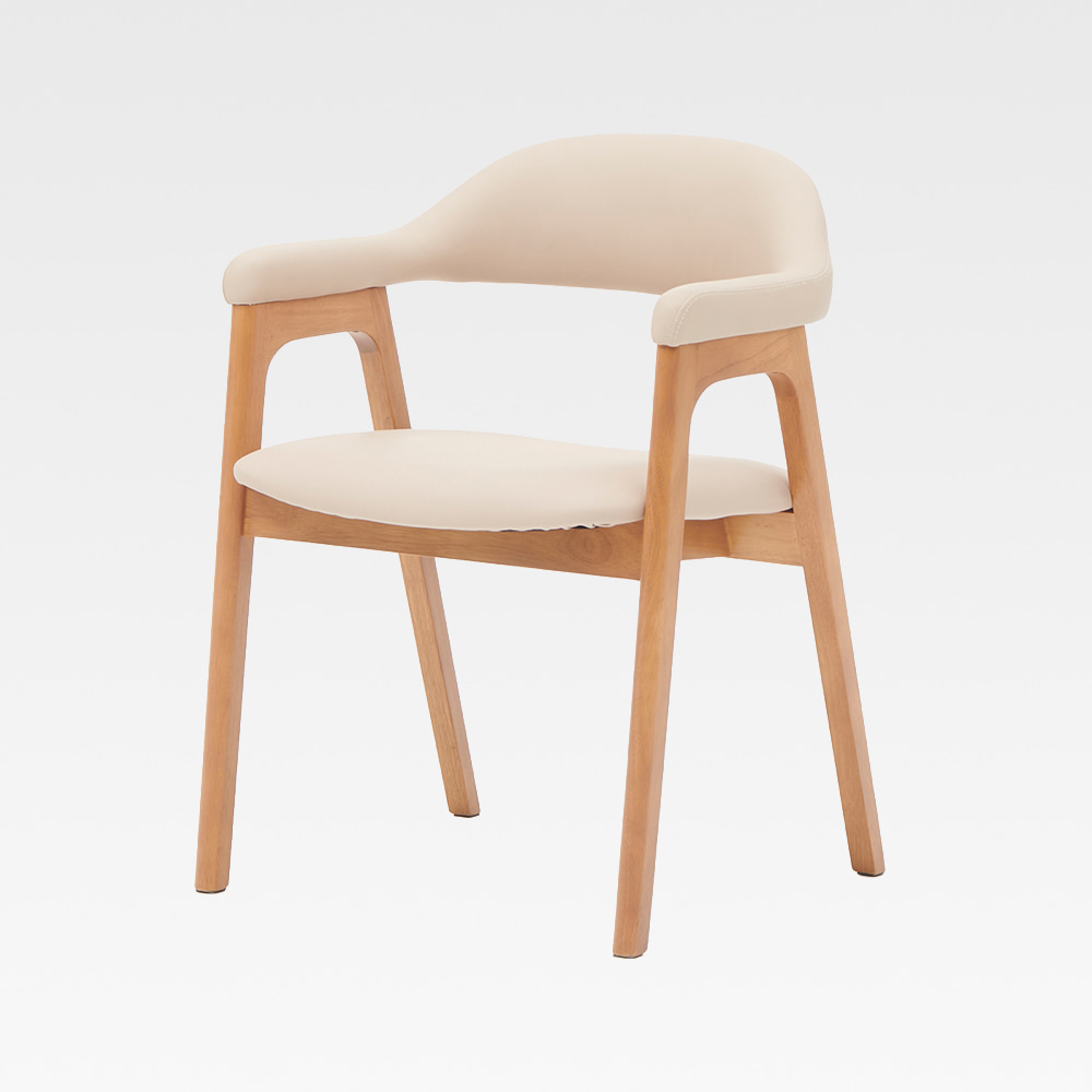 CEC-108 원목 PU 카페 의자