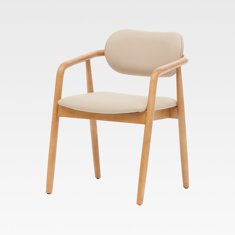 CEC-114 원목 PU 카페 의자