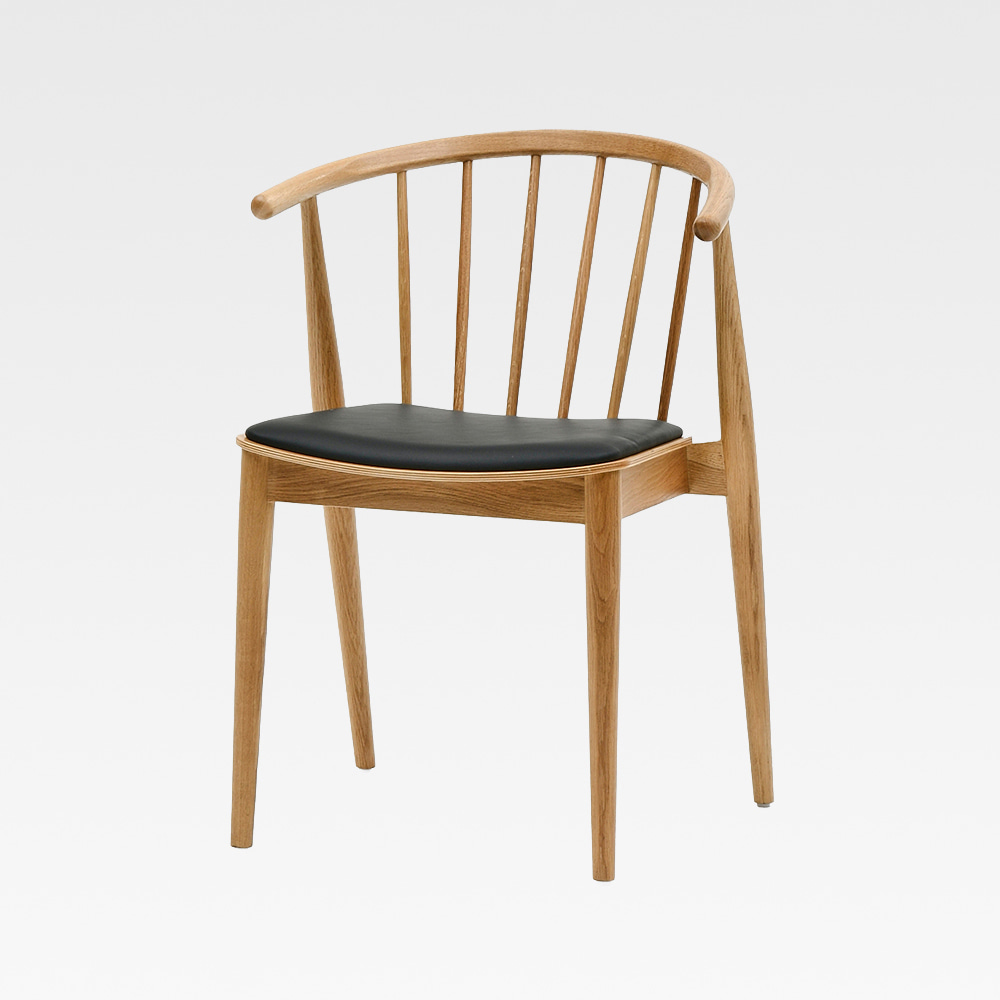 CEC-105 원목 PU 카페 의자